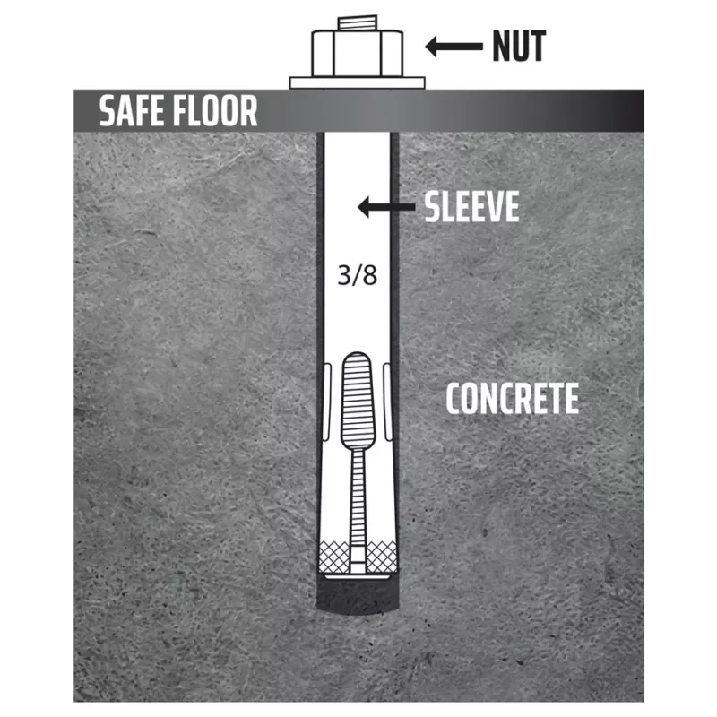 Liberty Safe Concrete Anchor Kit - Image 3
