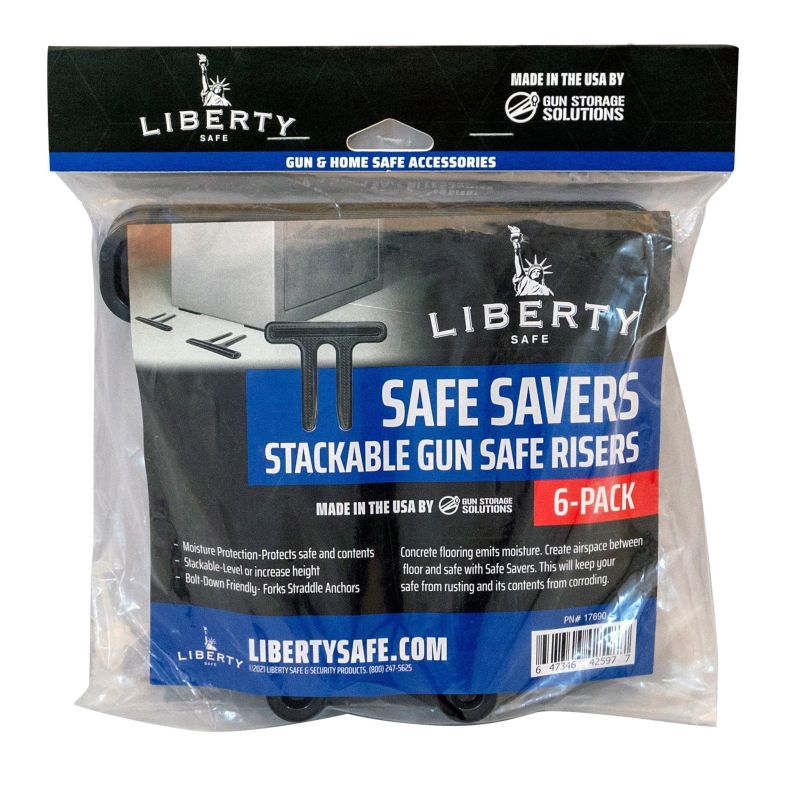 Liberty Riser Stackable Gun Safe Savers - (6 Pack)