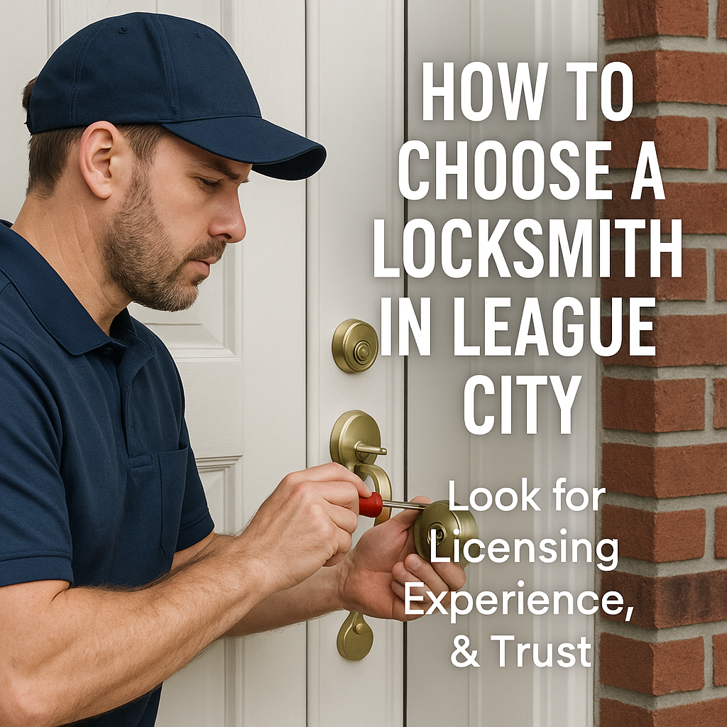 Choosing a locksmith in League City, Tx.