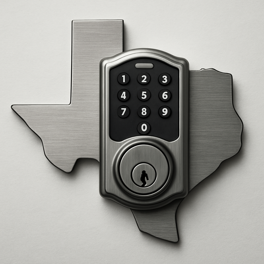 Texas Shaped Smart Lock