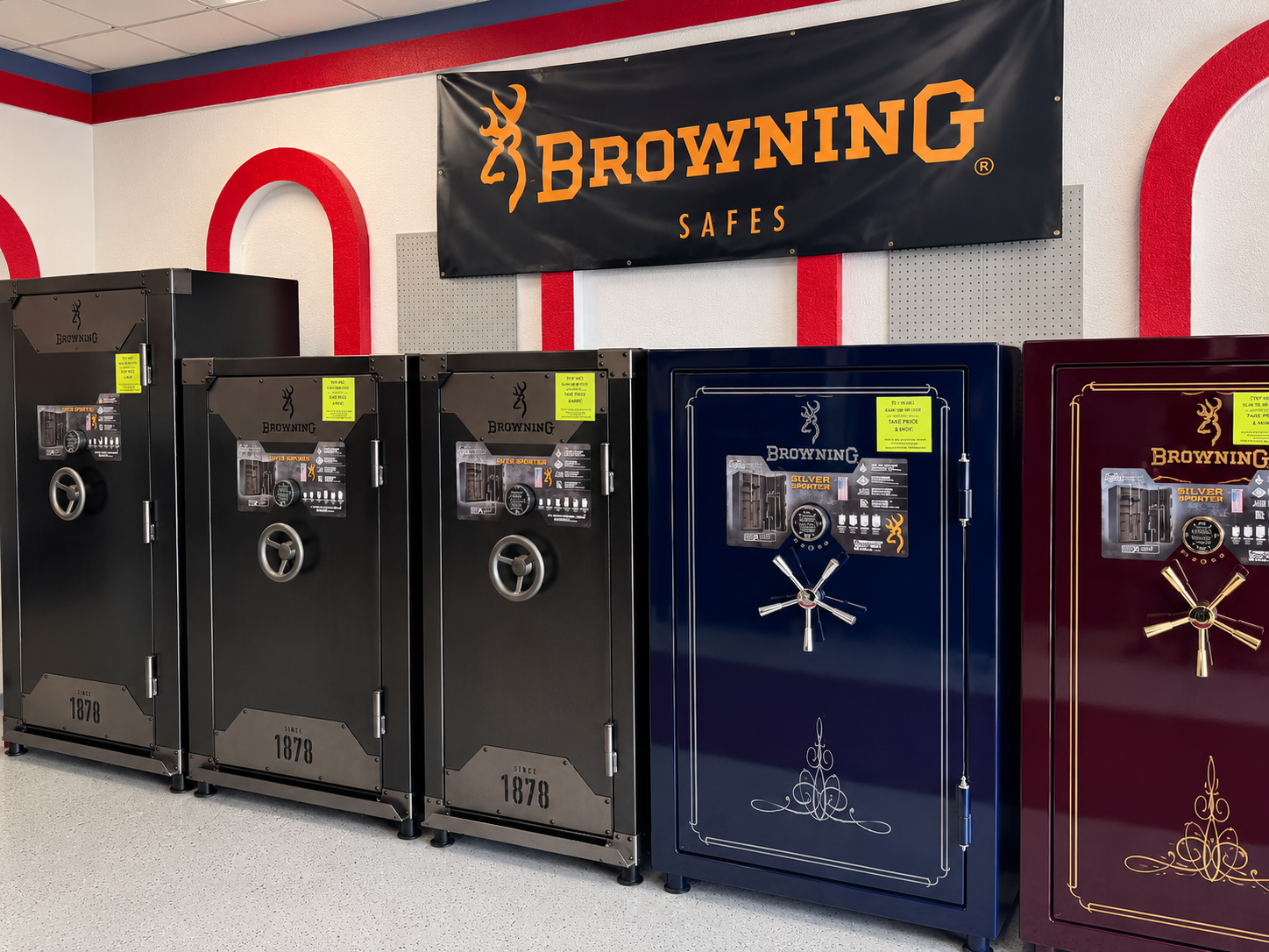 Compare safes at our showroom