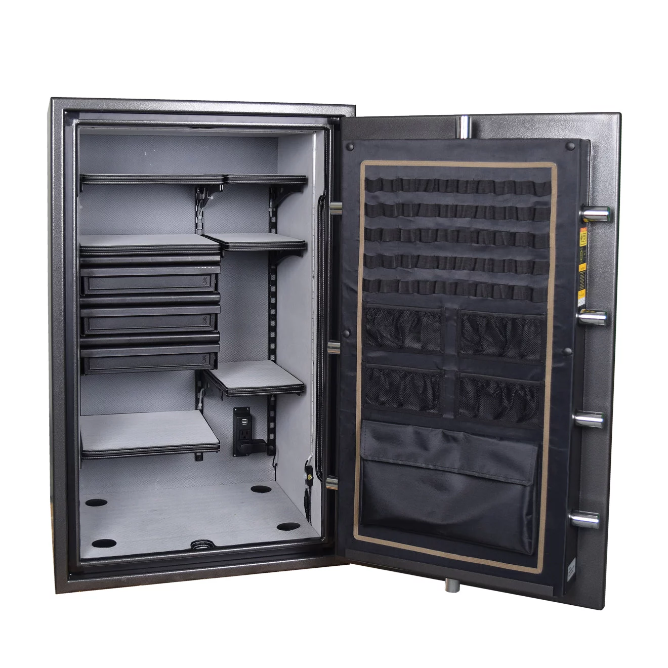ProSteel Deluxe Home Safe 14 interior shelves and drawers